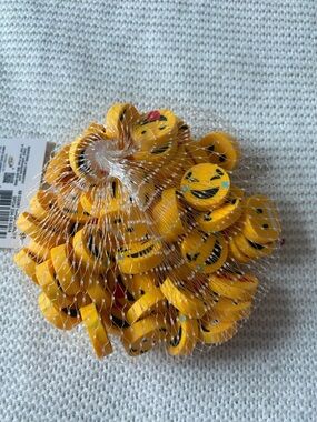 Target bullseye smile erasers